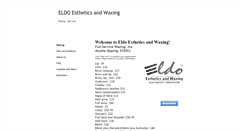 Desktop Screenshot of eldoesthetics.com